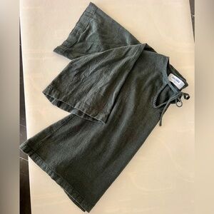 80s Bell Sleeve Black Boho Tunic Top